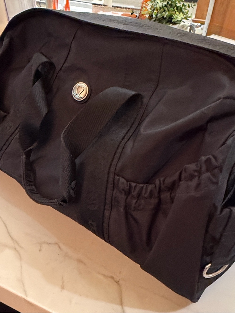 lululemon athletica Black “Jet Running” Duffle Bag